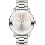 Buy Shop Movado Bold Silver Dial Silver Steel Strap Watch For Women - 3600084 USA Online