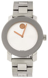 Buy Shop Movado Bold Silver Dial Silver Steel Strap Watch For Women - 3600084 USA Online