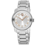 Buy Shop Movado Bold Silver Dial Silver Steel Strap Watch for Women - 3600244 USA Online