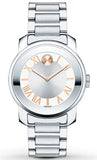 Buy Shop Movado Bold Silver Dial Silver Steel Strap Watch for Women - 3600244 USA Online