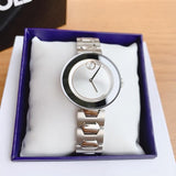 Buy Shop Movado Bold Silver Dial Silver Steel Strap Watch For Women - 3600381 USA Online