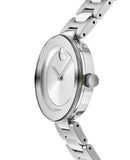 Buy Shop Movado Bold Silver Dial Silver Steel Strap Watch For Women - 3600381 USA Online