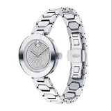 Buy Shop Movado Bold Silver Dial Silver Steel Strap Watch For Women - 3600567 USA Online