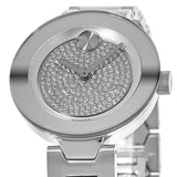 Buy Shop Movado Bold Silver Dial Silver Steel Strap Watch For Women - 3600567 USA Online