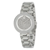 Buy Shop Movado Bold Silver Dial Silver Steel Strap Watch For Women - 3600567 USA Online