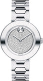 Buy Shop Movado Bold Silver Dial Silver Steel Strap Watch For Women - 3600567 USA Online