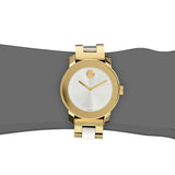 Buy Shop Movado Bold Silver Dial Two Tone Steel Strap Watch for Women - 3600129 USA Online