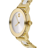 Buy Shop Movado Bold Silver Dial Two Tone Steel Strap Watch for Women - 3600129 USA Online