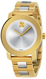Buy Shop Movado Bold Silver Dial Two Tone Steel Strap Watch for Women - 3600129 USA Online