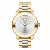 Buy Shop Movado Bold Silver Dial Two Tone Steel Strap Watch for Women - 3600129 USA Online