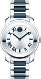 Buy Shop Movado Bold Silver Dial Two Tone Steel Strap Watch For Women - 3600354 USA Online