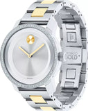 Buy Shop Movado Bold Diamonds Silver Dial Two Tone Steel Strap Watch for Women - 3600451 USA Online