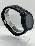 Buy Shop Movado Bold TR90 Black Dial Black Leather Strap Watch For Men - 3600307 USA Online