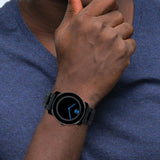 Buy Shop Movado Bold TR90 Black Dial Black Steel Strap Watch for Men - 3600099 USA Online