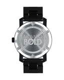 Buy Shop Movado Bold TR90 Black Dial Black Steel Strap Watch for Men - 3600099 USA Online