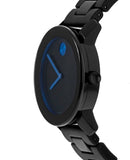 Buy Shop Movado Bold TR90 Black Dial Black Steel Strap Watch for Men - 3600099 USA Online