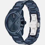 Buy Shop Movado Bold Verso Blue Dial Blue Steel Strap Watch for Men - 3600862 USA Online
