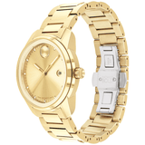 Buy Shop Movado Bold Verso Gold Dial Gold Steel Strap Watch for Men - 3600861 USA Online