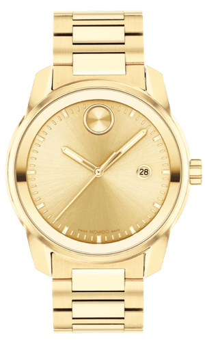 Buy Shop Movado Bold Verso Gold Dial Gold Steel Strap Watch for Men - 3600861 USA Online