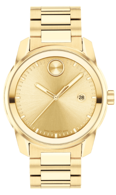 Buy Shop Movado Bold Verso Gold Dial Gold Steel Strap Watch for Men - 3600861 USA Online