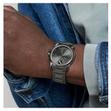 Buy Shop Movado Bold Verso Grey Dial Grey Steel Strap Watch for Men - 3600860 USA Online