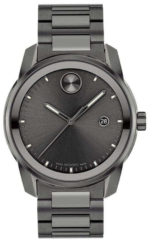 Buy Shop Movado Bold Verso Grey Dial Grey Steel Strap Watch for Men - 3600860 USA Online