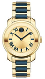 Buy Shop Movado Bold Yellow Gold Dial Two Tone Steel Strap Watch for Women - 3600355 USA Online