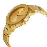 Buy Shop Movado Bold Yellow Gold Dial Yellow Gold Steel Strap Watch For Women - 3600085 USA Online