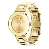 Buy Shop Movado Bold Yellow Gold Dial Yellow Gold Steel Strap Watch For Women - 3600085 USA Online
