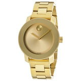 Buy Shop Movado Bold Yellow Gold Dial Yellow Gold Steel Strap Watch For Women - 3600085 USA Online