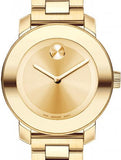 Buy Shop Movado Bold Yellow Gold Dial Yellow Gold Steel Strap Watch For Women - 3600085 USA Online