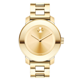 Buy Shop Movado Bold Yellow Gold Dial Yellow Gold Steel Strap Watch For Women - 3600085 USA Online