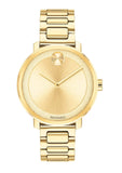 Buy Shop Movado Bold Yellow Gold Dial Yellow Gold Steel Strap Watch For Women - 3600085 USA Online