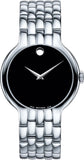 Buy Shop Movado Classic Quartz Black Dial Silver Steel Strap Watch for Men - 0606337 USA Online