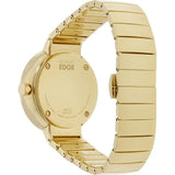 Buy Shop Movado Edge Gold Dial Gold Steel Strap Watch for Women - 3680014 USA Online
