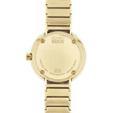 Buy Shop Movado Edge Gold Dial Gold Steel Strap Watch for Women - 3680014 USA Online
