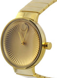 Buy Shop Movado Edge Gold Dial Gold Steel Strap Watch for Women - 3680014 USA Online