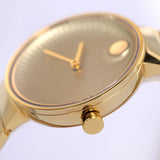 Buy Shop Movado Edge Gold Dial Gold Steel Strap Watch for Women - 3680014 USA Online