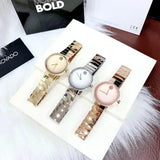 Buy Shop Movado Edge Rose Gold Dial Rose Gold Steel Strap Watch for Women - 3680013 USA Online
