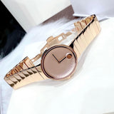 Buy Shop Movado Edge Rose Gold Dial Rose Gold Steel Strap Watch for Women - 3680013 USA Online