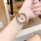 Buy Shop Movado Edge Rose Gold Dial Rose Gold Steel Strap Watch for Women - 3680013 USA Online
