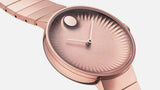 Buy Shop Movado Edge Rose Gold Dial Rose Gold Steel Strap Watch for Women - 3680013 USA Online