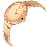 Buy Shop Movado Edge Rose Gold Dial Rose Gold Steel Strap Watch for Women - 3680013 USA Online