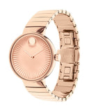 Buy Shop Movado Edge Rose Gold Dial Rose Gold Steel Strap Watch for Women - 3680013 USA Online
