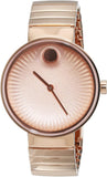 Buy Shop Movado Edge Rose Gold Dial Rose Gold Steel Strap Watch for Women - 3680013 USA Online