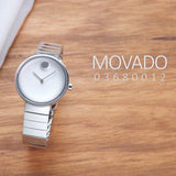 Buy Shop Movado Edge Silver Dial Silver Steel Strap Watch for Women - 3680012 USA Online