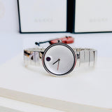 Buy Shop Movado Edge Silver Dial Silver Steel Strap Watch for Women - 3680012 USA Online