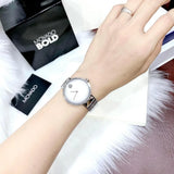 Buy Shop Movado Edge Silver Dial Silver Steel Strap Watch for Women - 3680012 USA Online