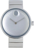 Buy Shop Movado Edge Silver Dial Silver Steel Strap Watch for Women - 3680012 USA Online