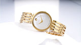 Buy Shop Movado Esperanza 28mm Mother of Pearl Dial Gold Steel Strap Watch For Women - 0607054 USA Online